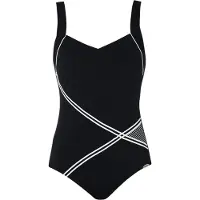 Sunflair Traje de baño negro / blanco