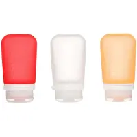 Humangear - GoToob+ size 74 ml, clear /naranja