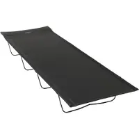 Vango - Hush Campbed - Catre size 182 x 58 x 19 cm - Single, negro
