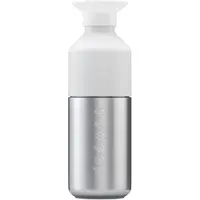 Dopper - Steel - Botella size 350 ml, gris/blanco