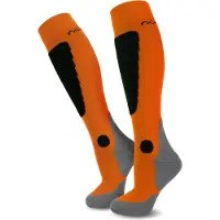Normani Calcetines deportivos gris / naranja / negro