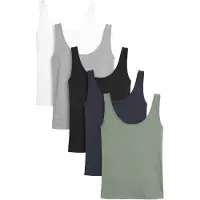Next Top marino / gris moteado / verde / negro / offwhite