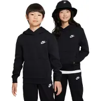 Nike Sudadera 'Club Flc' negro / blanco
