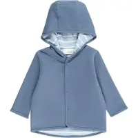 Fixoni Sudadera con cremallera azul paloma / azul claro / blanco