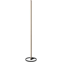 Lucide BRAGA – Lámpara de pie – Diámetro 30 cm – LED con regulación de intensidad – CCT – 1x22 W 2700 K/4000 K – Color café | Premium