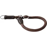 Hunter - T-Collar Freestyle - Collares para perro size Halsumfang max. 45 cm - Ø 10 mm, marrón