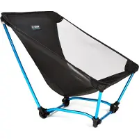 Helinox - Mesas y sillas de camping - Ground Chair Black/Cyan Blue de Aluminio - Negro