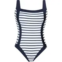 Sunflair Traje de baño azul oscuro / blanco