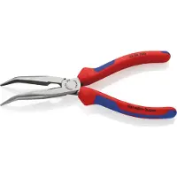 Knipex 2622200, alicates de punta larga con corte lateral, 200 mm