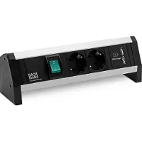Bachmann Mesa : 1 interruptor, 2 cargadores USB dobles, toma GST18, toma CEE7/7