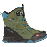 TROLLKIDS Botas de nieve 'Kirkenes' azul cielo / oliva / negro