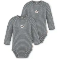 Normani Pijama entero/body 'Auckland' piel / gris / blanco