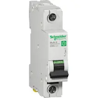 Schneider Electric Multi 9, interruptor automático OEM LS, modelo C60H-DC, unipolar, 4A, curva C, 250V-DC, UL1077, referencia M9U21104