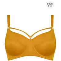 Marlies Dekkers Space Odyssey Shimmering Ochre Balcony Bra Talla: 80D | Brasieres Outlet | Mujer | Marrón