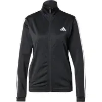 Adidas Chaqueta de chándal 'TRIC' negro / blanco