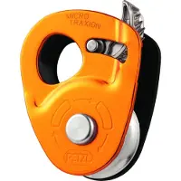 Petzl - Micro Traxion - Polea size One Size, naranja/negro