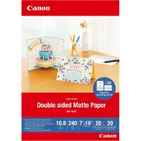 Canon Papel Fotográfico Mp-101 D 7x10 Cm 20 Sheets Double Sided Matte 240 G