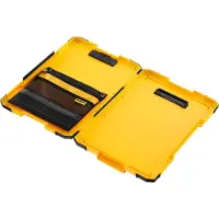 DeWalt Pizarra TSTAK (amarilla/negra, con luz LED de 180 grados)