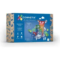 Connetix Juego De Construcción Rainbow Ball Run Expansion 66 Piezas