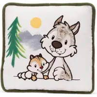 Nici Cojín De Lobo Winny Y Ardilla Jojo 25x25 Cm