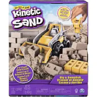 Kinetic Sand Juego De Mesa Excavación Y Demolición Con Arena Cinética