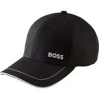 BOSS para hombre. 50492716 Gorra Detalle negro (OSFA), Casual, Algodón, outlet 2026.