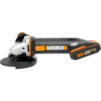 WORX WX803: Esmeriladora angular inalámbrica de 20V. Diseño ergonómico y versátil