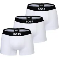 BOSS Calzoncillo boxer 'David Beckham' negro / blanco