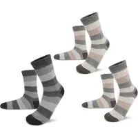Normani Calcetines beige / gris / negro
