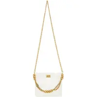 NAEMI Bolso de hombro oro / blanco