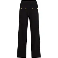 Karl Lagerfeld Button Knit Pants Black Talla: M | Pantalones Outlet | Mujer | Negro