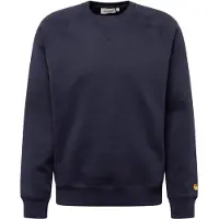 Carhartt WIP Sudadera 'Chase' navy / dorado