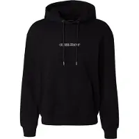GUESS Sudadera negro / blanco