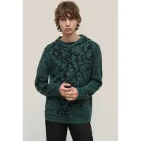 John Varvatos Ludham Ls Disappearing Dark Moss Talla: M | Sudaderas con Capucha Outlet | Hombre