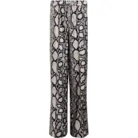 AllSaints Charli Trouser Flow Ecru White Talla: 8 | Pantalones Rectos Outlet | Mujer | Marrón
