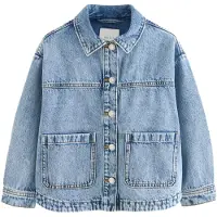 Next Chaqueta de entretiempo azul claro