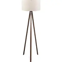 Lux.pro Lámpara de pie "Newport", 1 bombilla E27, color crema