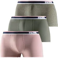 s.Oliver Calzoncillo boxer navy / oliva / altrosa / blanco