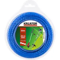Kreator KRTGTT2450 - Cable trenzado de 2,4 mm x 50 metros
