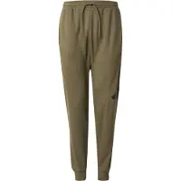 Adidas Pantalón deportivo 'ESSENTIALS BIG LOGO FRENCH TERRY' caqui / negro
