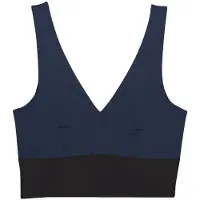 Mymarini - Women's Yoga Top - Parte superior de bikini size XL, azul