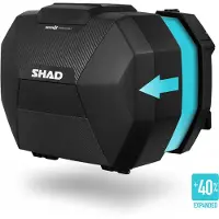 Shad Conjunto De Maletas Laterales Sh38x Carbon Expandable