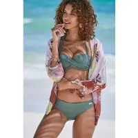 LASCANA Top de bikini oliva