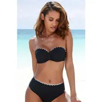 LASCANA Braga de bikini negro