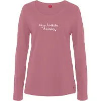 s.Oliver Camiseta para dormir lila claro / blanco