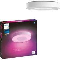 Philips Lámpara de techo Philips Hue White & Color Ambiance, modelo Infuse, color blanco, 4500 lúmenes