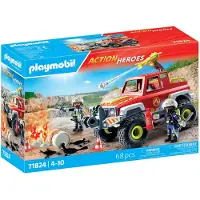 Playmobil Figura De Camión De Bomberos