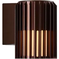 Nordlux Lámpara de pared LB25 Aludra, color marrón metálico, estilo "Seaside"