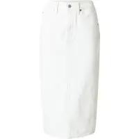 Levi's Hr Back Slit Skirt Snowing In La Talla: W25 | Faldas Vaqueras Outlet | Mujer | Blanco
