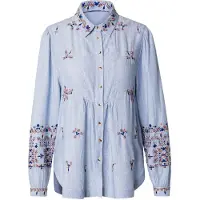 White Stuff Geri Embroidered Shirt Blue Multi Talla: 6 REGULAR | Manga Larga Outlet | Mujer | Azul